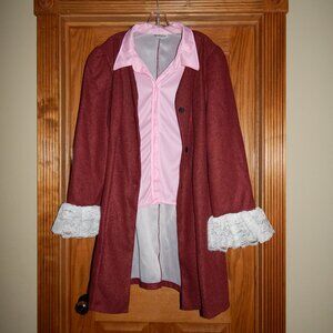 Women's Plus Size 2X Deluxe Mad Hatter Dress Up Jacket By Fun Costumes